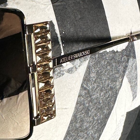 Rare Vintage Swarovski Crystal-Embedded Sunglasses. NWT NIB - Picture 12 of 13